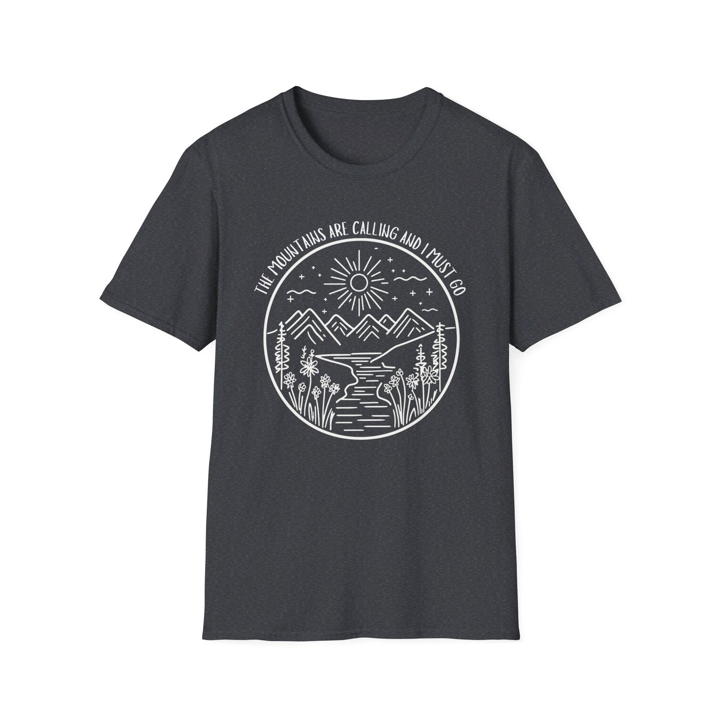 The Mountains Are Calling and I Must Go Shirt, Hiking Shirt, Mountain Shirt, Mountains Shirt, Camping Shirt, Nature Shirt
