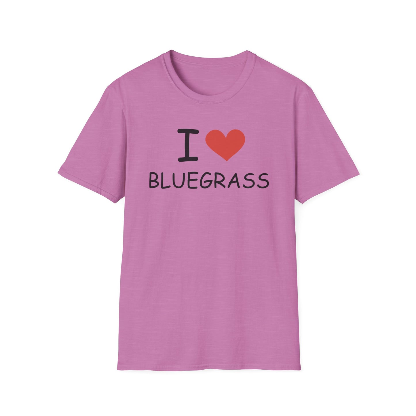 I Love Bluegrass T-Shirt, Music Lover Gift, Festival Shirt