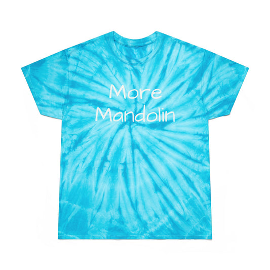More Mandolin Tie Dye Cyclone T-shirt, Mandolin Lover Gift, Music Lover Gift, Festival Shirt, Bluegrass T-shirt