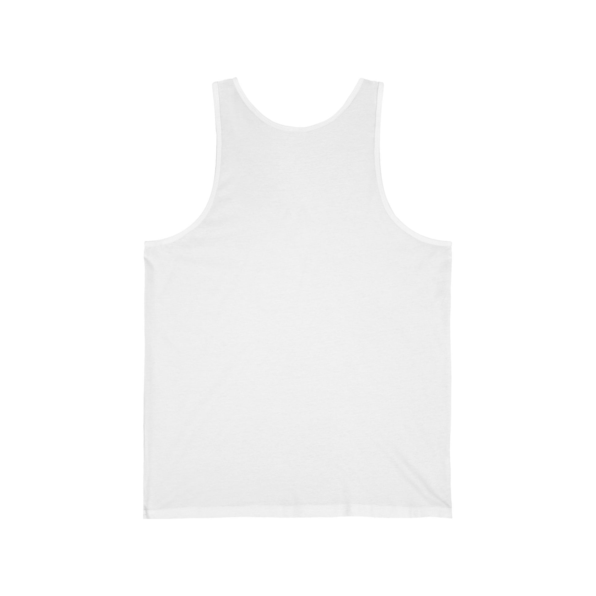 Bigfoot Roam Free America 250 White Unisex Jersey Tank – Patriotic Bigfoot Hiking Shirt, Outdoor Adventure Tank, USA 250th Anniversary Gift