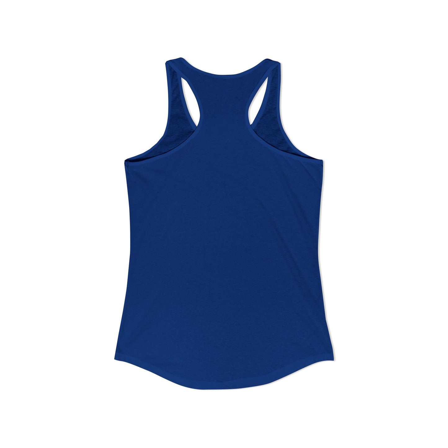 Bigfoot Roam Free America 250 Women's Blue Ideal Racerback Tank – Patriotic Bigfoot Hiking Shirt, Outdoor Adventure Tank, USA 250th Anniversary Gift