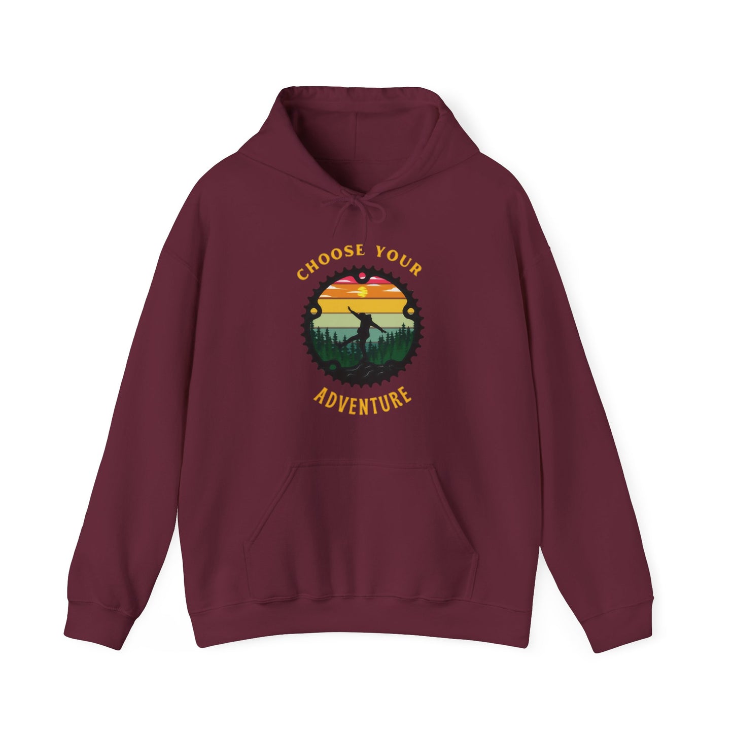 Choose Your Adventure Unisex Heavy Blend™ Hoodie Sweatshirt, Hiking Sweatshirt, Outdoor Wear, Nature Lover Hoodie, Gift