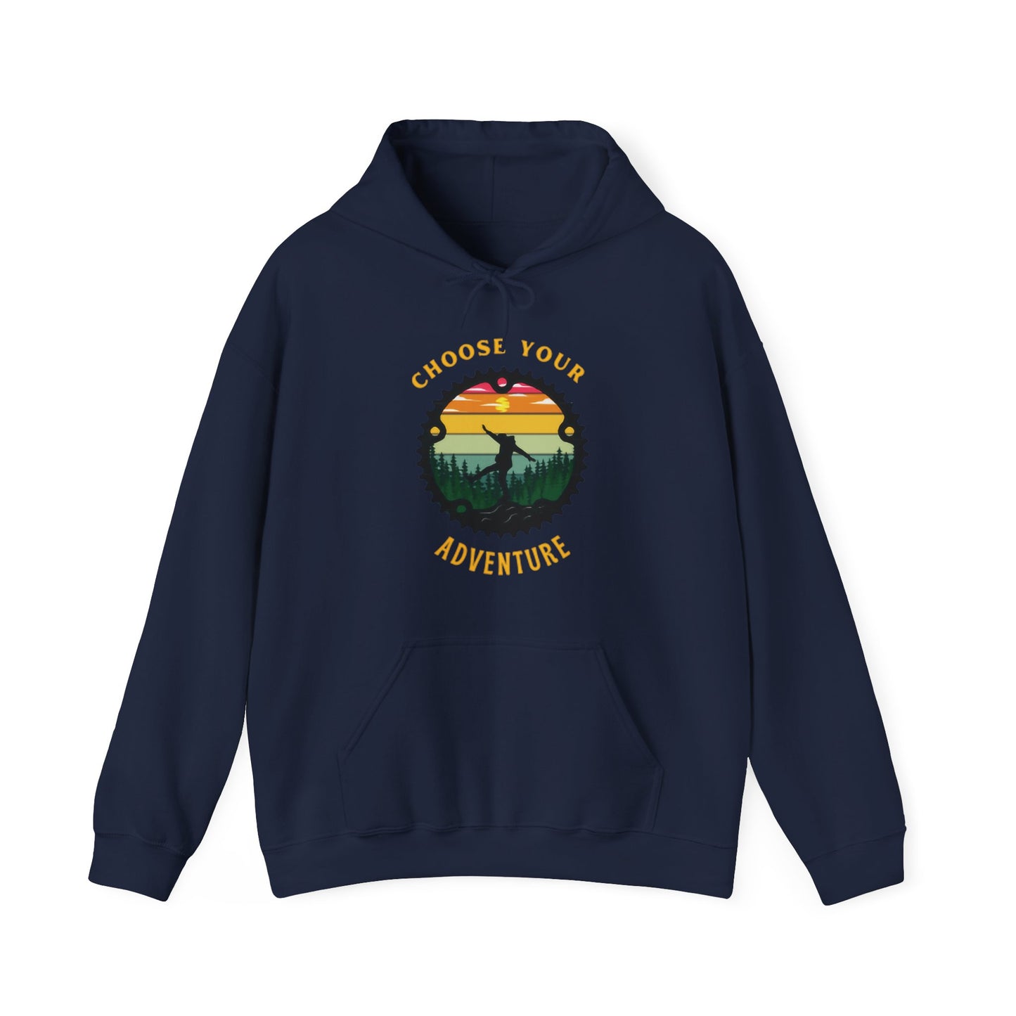 Choose Your Adventure Unisex Heavy Blend™ Hoodie Sweatshirt, Hiking Sweatshirt, Outdoor Wear, Nature Lover Hoodie, Gift