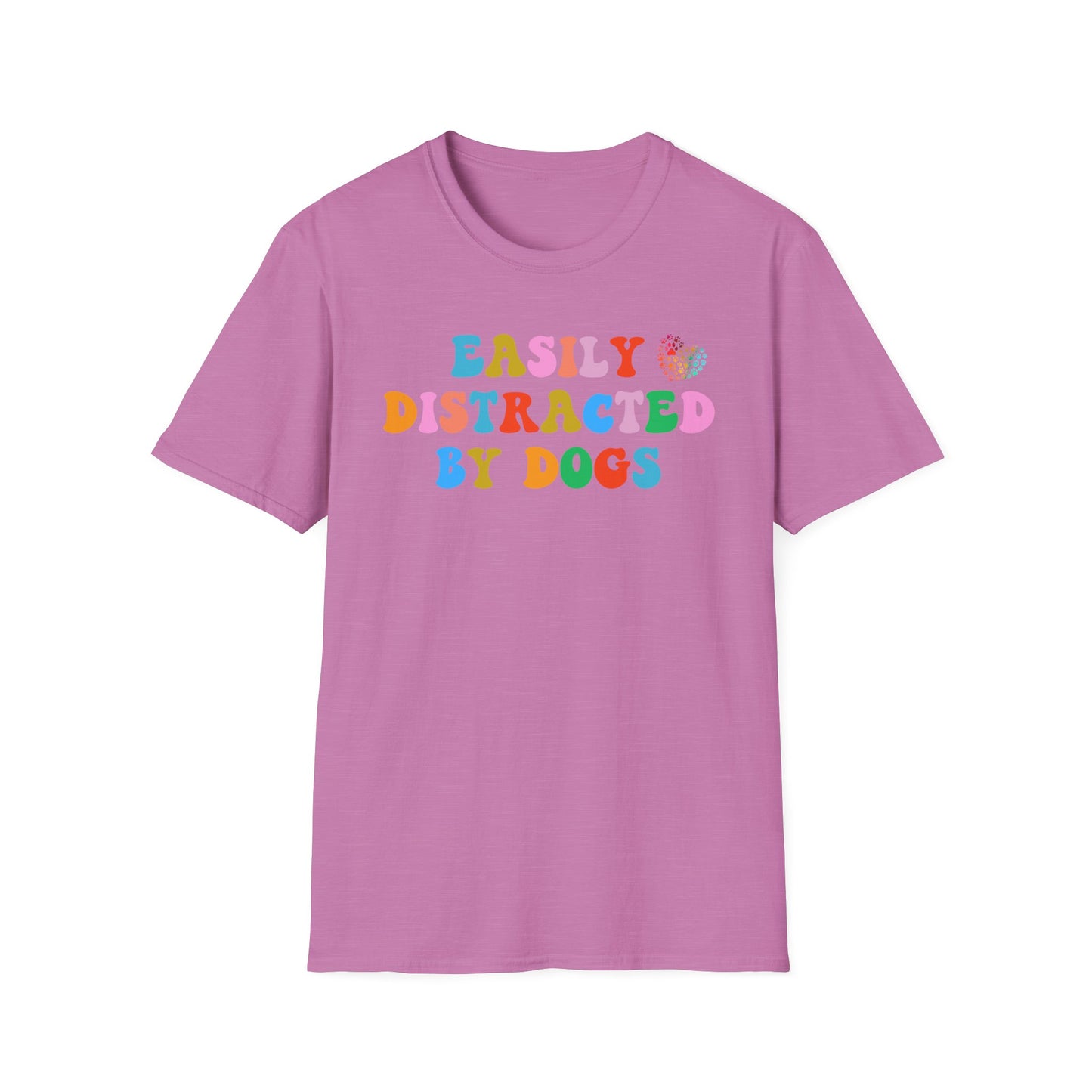 Easily Distracted By Dogs, Dog Dad Shirt, Funny Dog Shirt, Mens Dog T shirt, Gift for Dog Lovers, Shirt for Dog Owners, Gift for Dog Owner, Boyfriend Gift, Girlfriend Gift