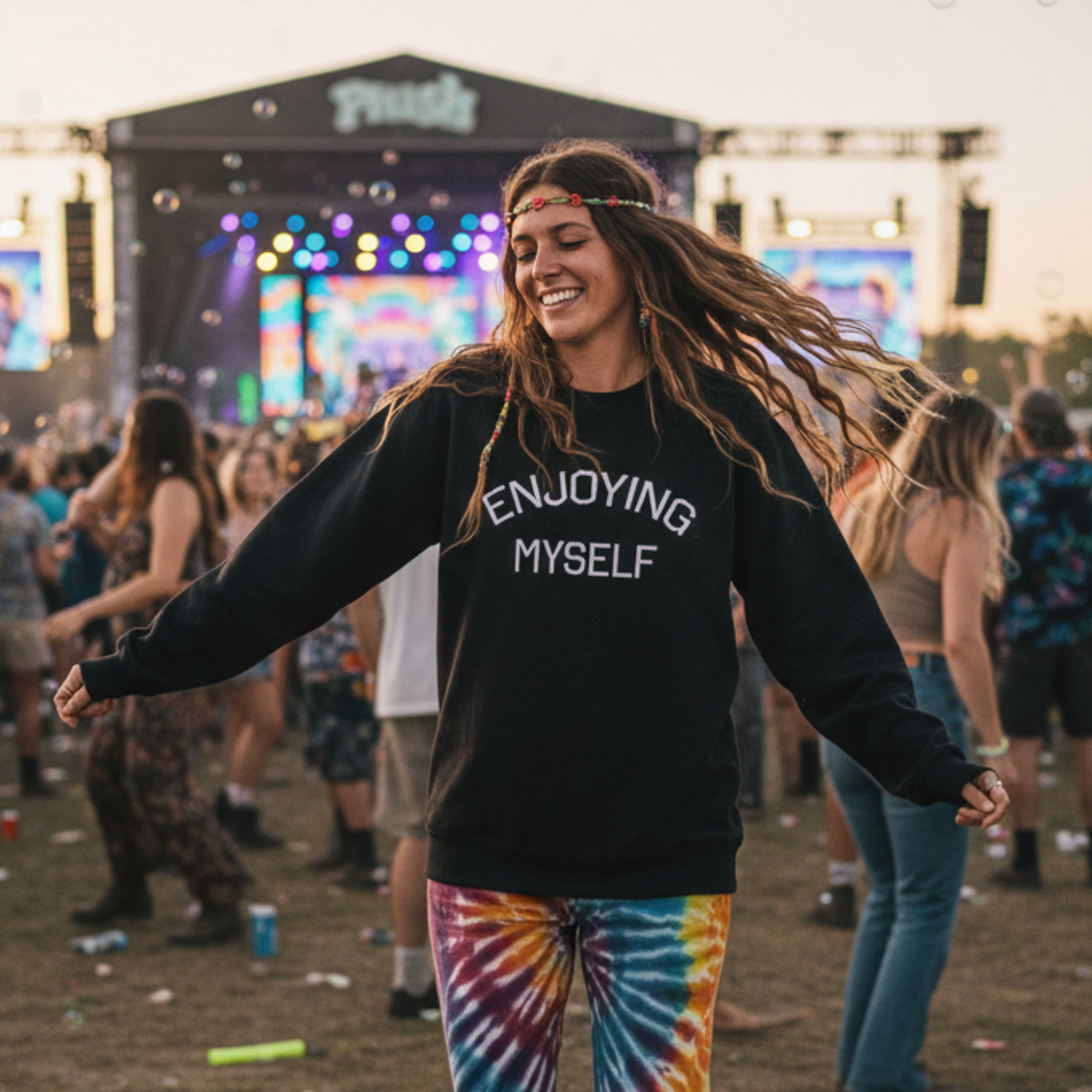 Enjoying Myself Unisex Heavy Blend™ Crewneck Sweatshirt, Phish YEM, Enjoying Myself Shirt, Music Lover Gift, Phish Lover Gifts