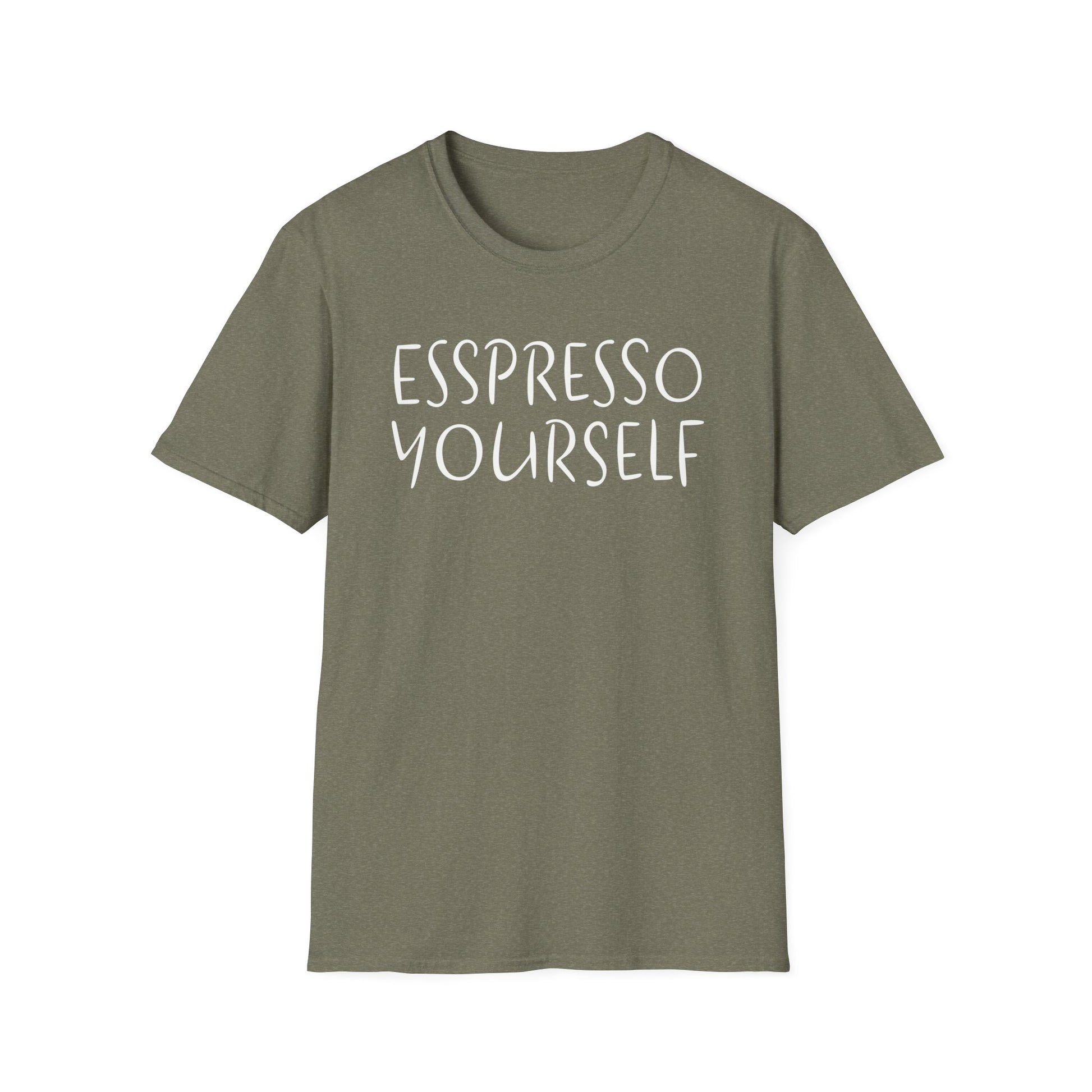 Espresso Yourself T-shirt, Coffee Gift, Coffee Lover Gift, Coffee Drinker Gift, Mom Gift, Dad Gift, Boyfriend Gift, Girlfriend Gift