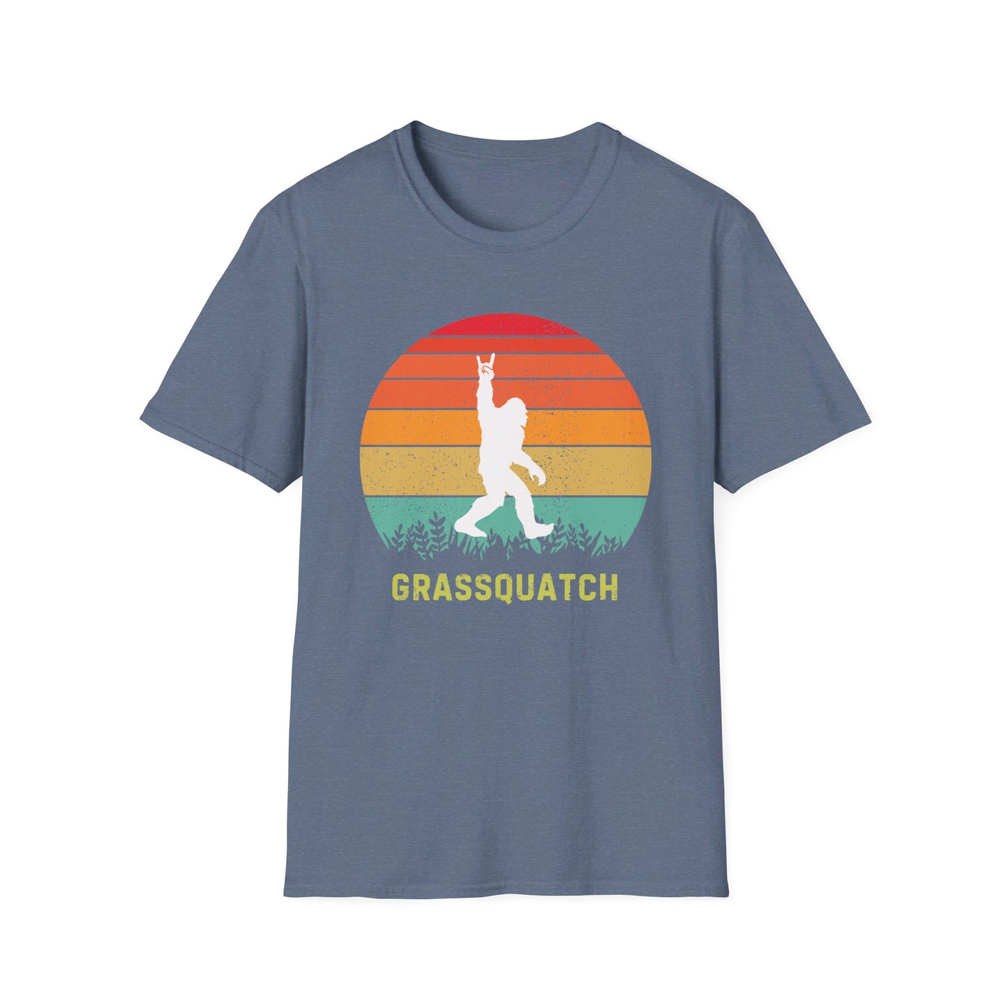 Grassquatch T-shirt, Bluegrass T-shirt, Sasquatch Lover Gift, Funny Tee, Boyfriend Gift, Girlfriend Gift, Dad Gift, Mom Gift, Music Lover Gift