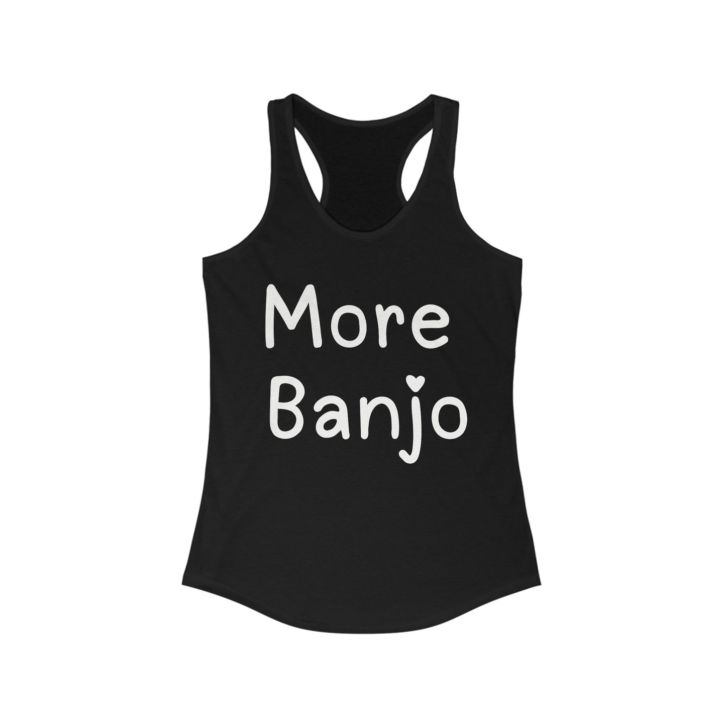 More Banjo Racerback Tank Top, Bluegrass Tank Top, Music Lover Gift, Banjo Player Gift, Festival Tank Top