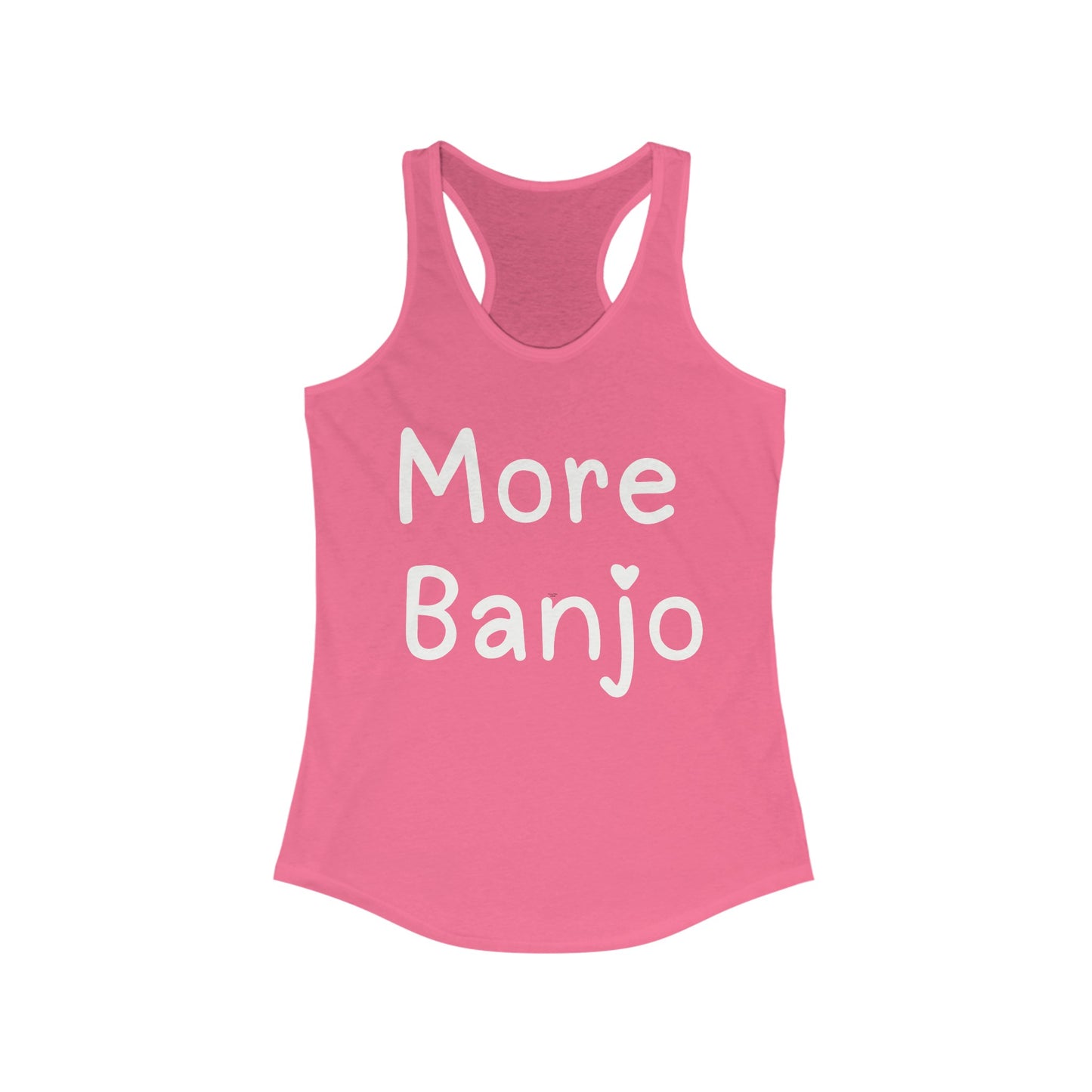 More Banjo Racerback Tank Top, Bluegrass Tank Top, Music Lover Gift, Banjo Player Gift, Festival Tank Top