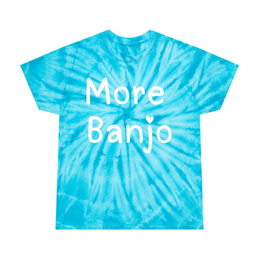 More Banjo Tie Dye Cyclone T-shirt, Banjo Lover Gift, Music Lover Gift, Festival Shirt, Bluegrass T-shirt