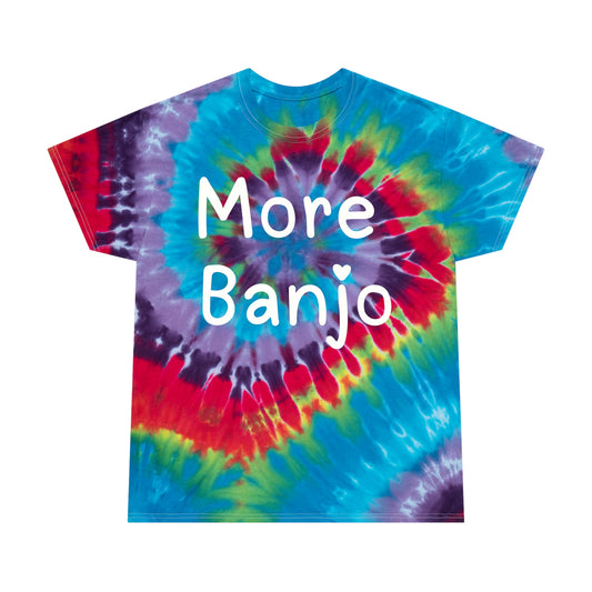 More Banjo Tie Dye T-shirt, Banjo Lover Gift, Music Lover Gift, Festival Shirt, Bluegrass T-shirt