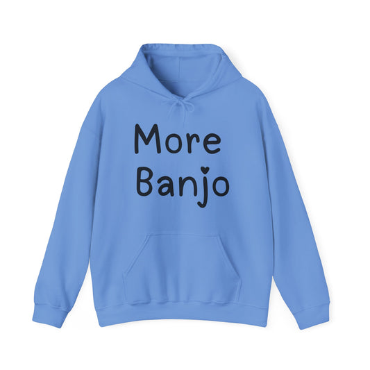 More Banjo Unisex Heavy Blend™ Hooded Sweatshirt, Music Lover Gift, Banjo Player Gift, Festival Hoodie