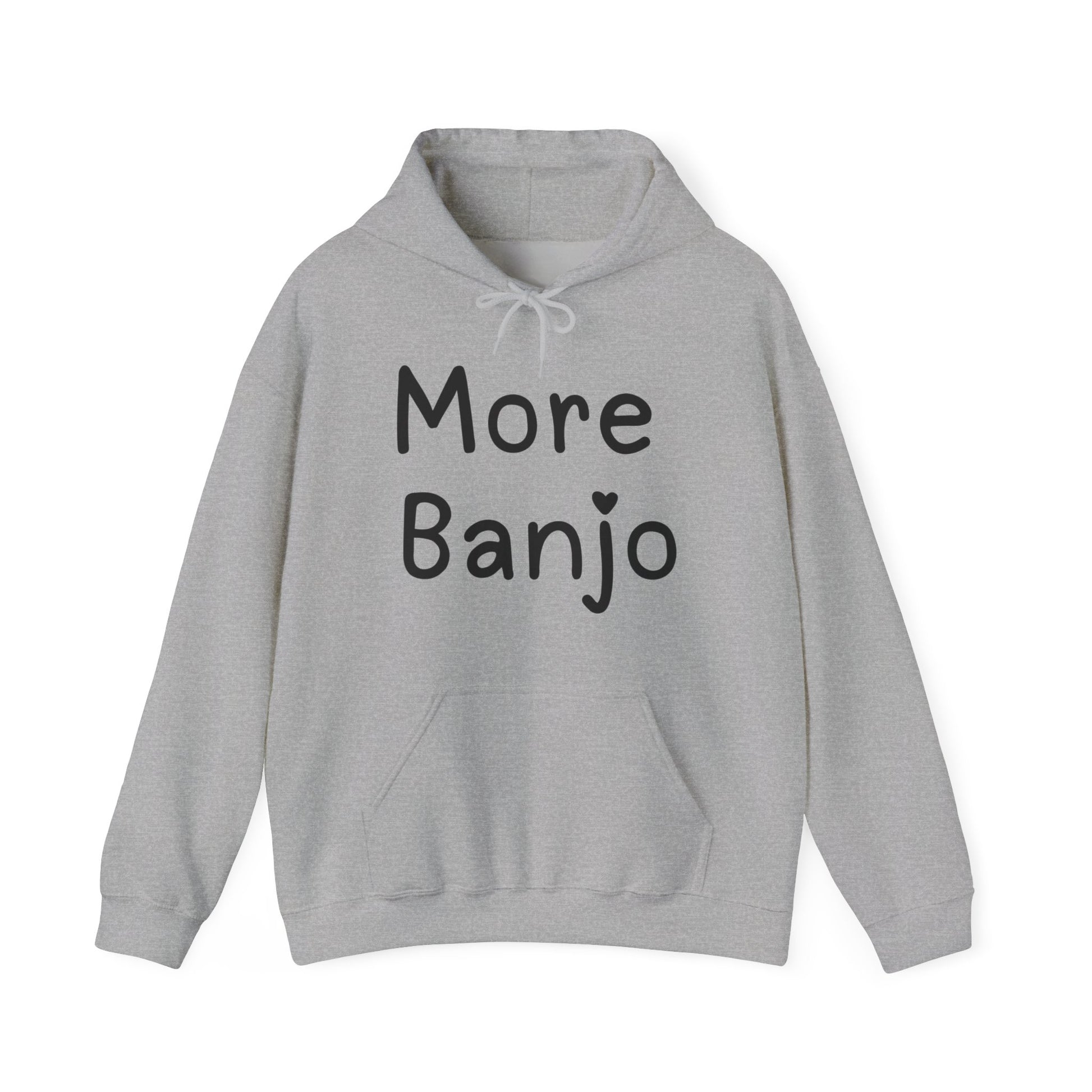 More Banjo Unisex Heavy Blend™ Hooded Sweatshirt, Music Lover Gift, Banjo Player Gift, Festival Hoodie