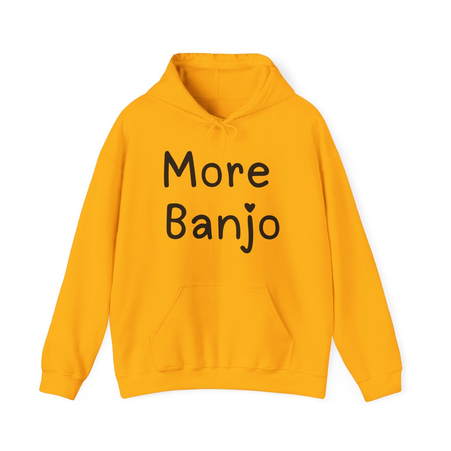 More Banjo Unisex Heavy Blend™ Hooded Sweatshirt, Music Lover Gift, Banjo Player Gift, Festival Hoodie