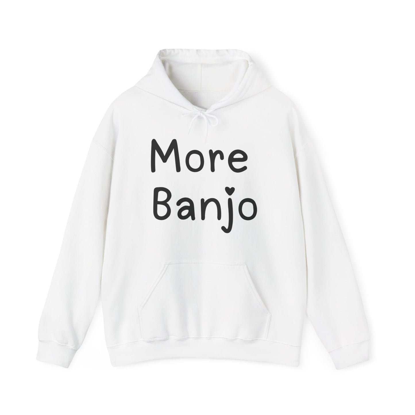 More Banjo Unisex Heavy Blend™ Hooded Sweatshirt, Music Lover Gift, Banjo Player Gift, Festival Hoodie