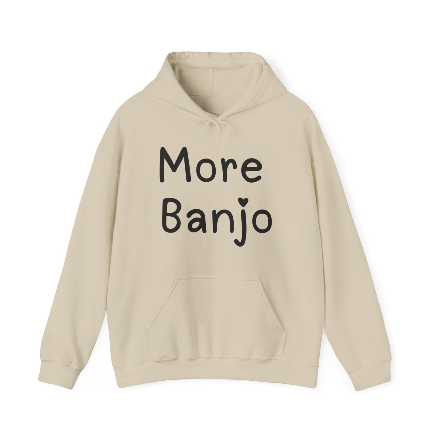 More Banjo Unisex Heavy Blend™ Hooded Sweatshirt, Music Lover Gift, Banjo Player Gift, Festival Hoodie