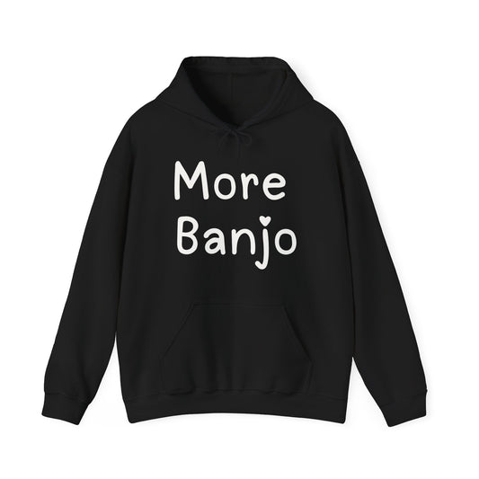 More Banjo Unisex Heavy Blend™ Hoodie Sweatshirt, Music Lover Gift, Banjo Player Gift, Festival Hoodie