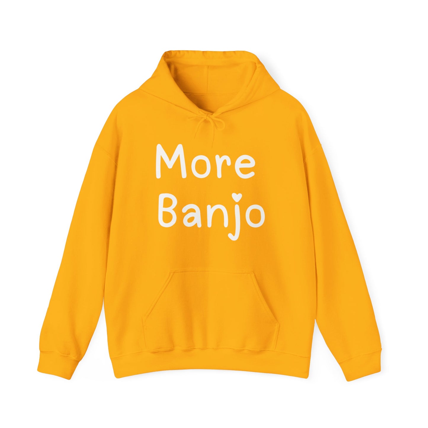 More Banjo Unisex Heavy Blend™ Hoodie Sweatshirt, Music Lover Gift, Banjo Player Gift, Festival Hoodie