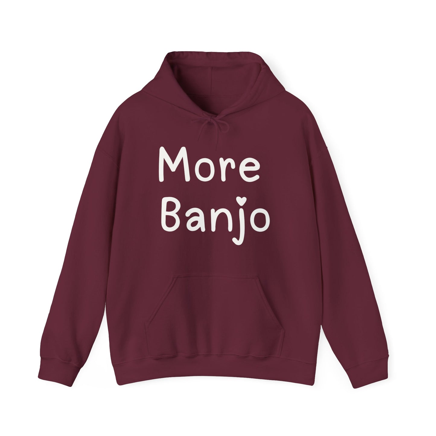 More Banjo Unisex Heavy Blend™ Hoodie Sweatshirt, Music Lover Gift, Banjo Player Gift, Festival Hoodie