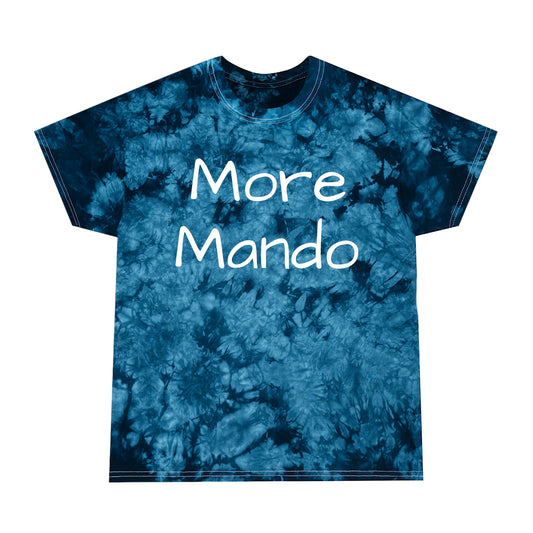 More Mando Tie Dye Crystal T-shirt, Mandolin Lover Gift, Music Lover Gift, Festival Shirt, Bluegrass T-shirt