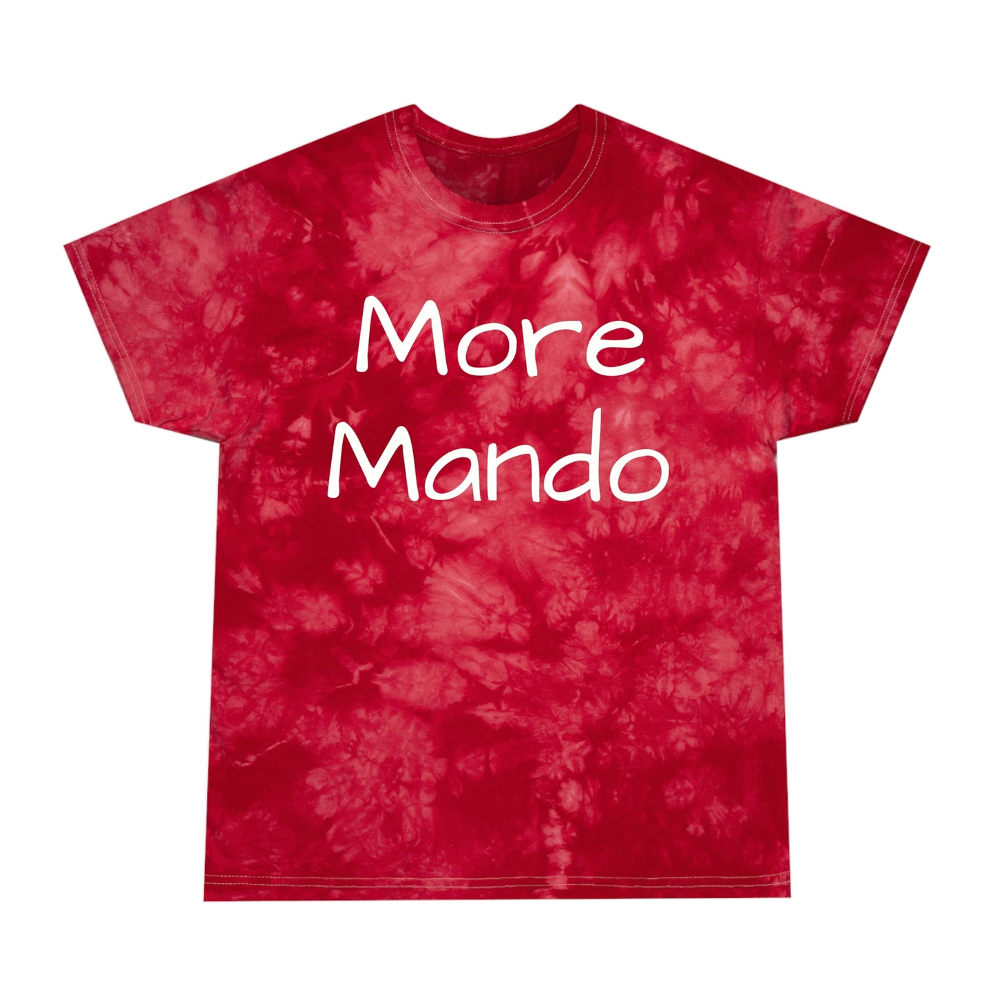 More Mando Tie Dye Crystal T-shirt, Mandolin Lover Gift, Music Lover Gift, Festival Shirt, Bluegrass T-shirt