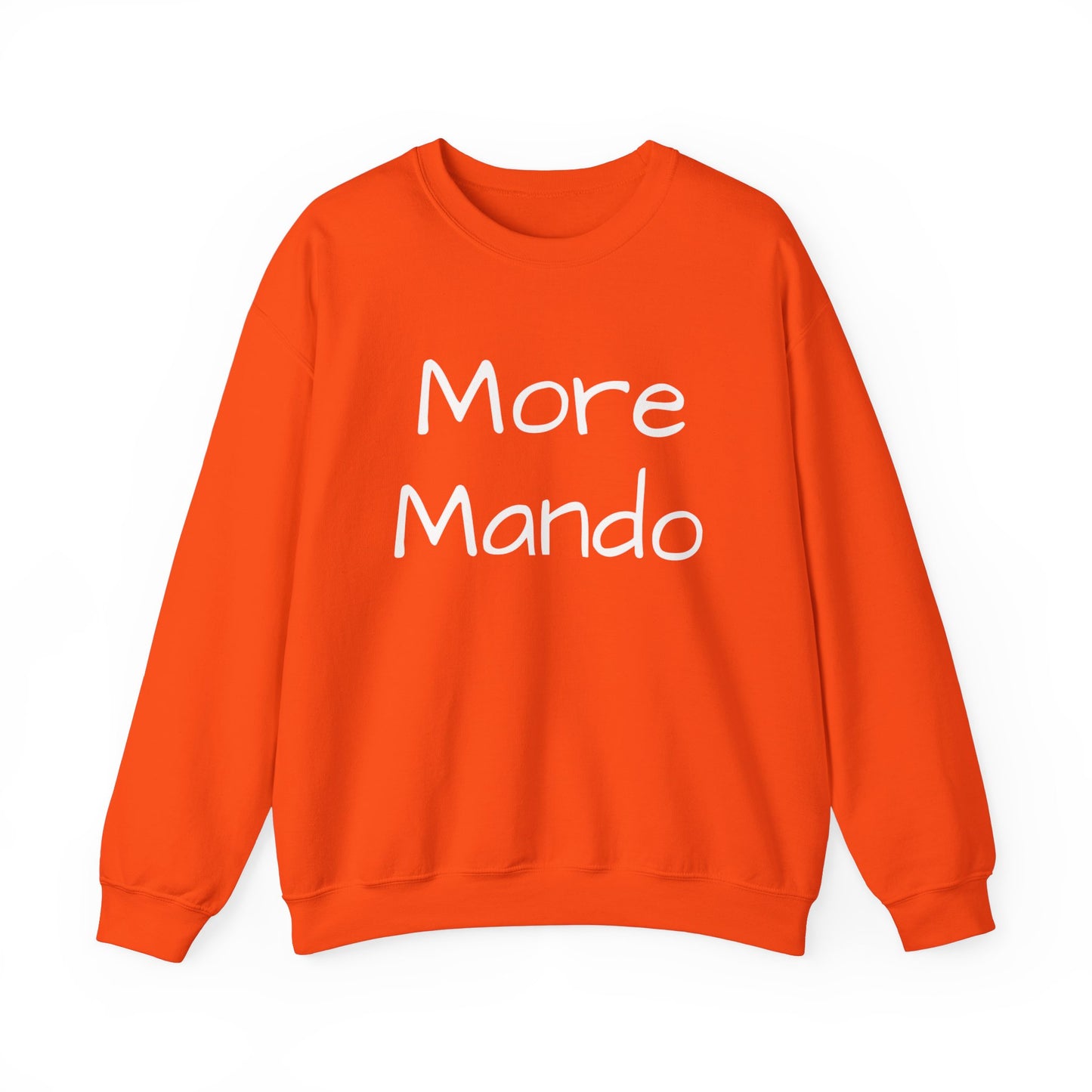 More Mando Unisex Heavy Blend™ Crewneck Sweatshirt, Mando Shirt, Mandolin Lover Gift, Mandolin Player Gift