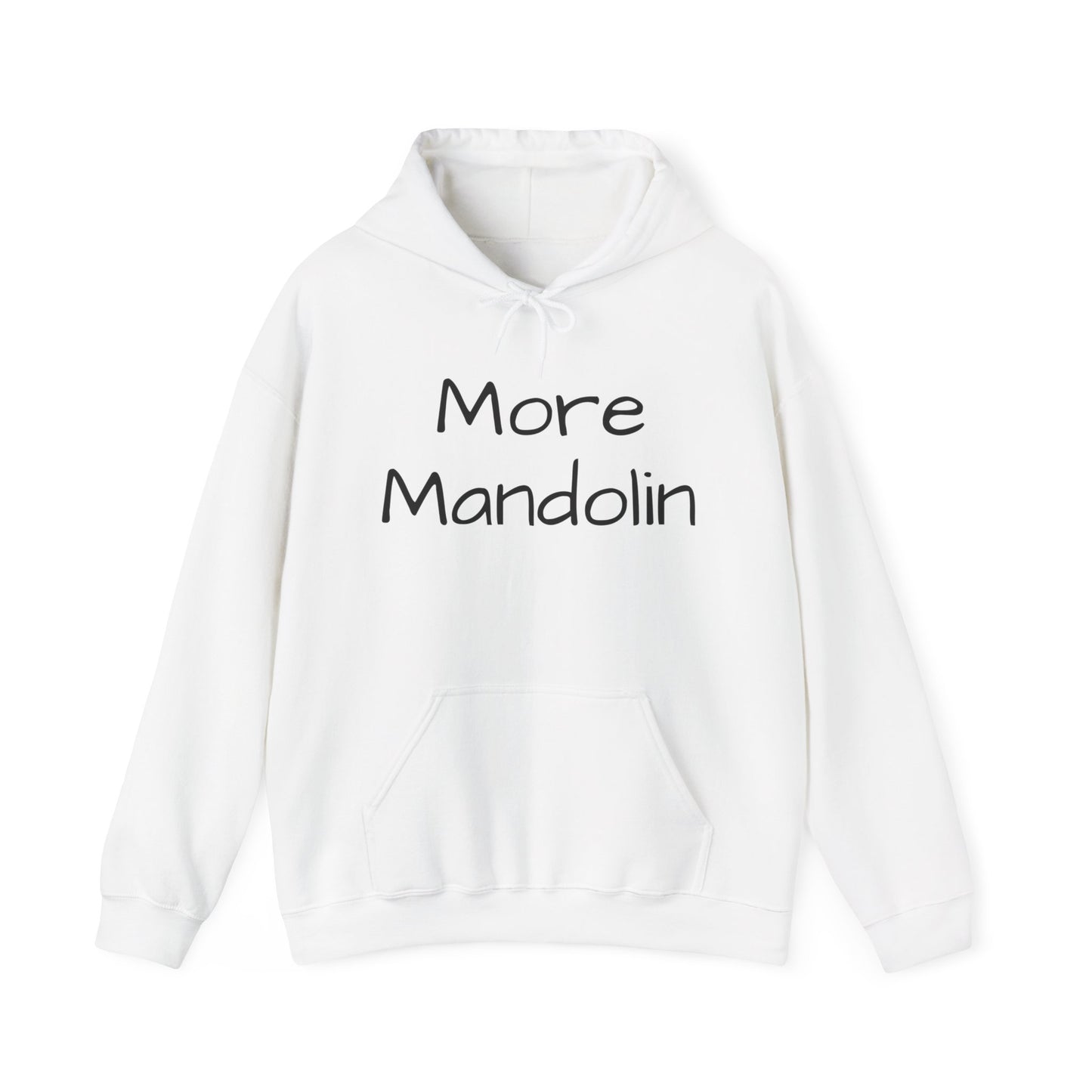 More Mandolin Unisex Heavy Blend™ Hooded Sweatshirt, Music Lover Gift, Mandolin Player Gift, Festival Hoodie