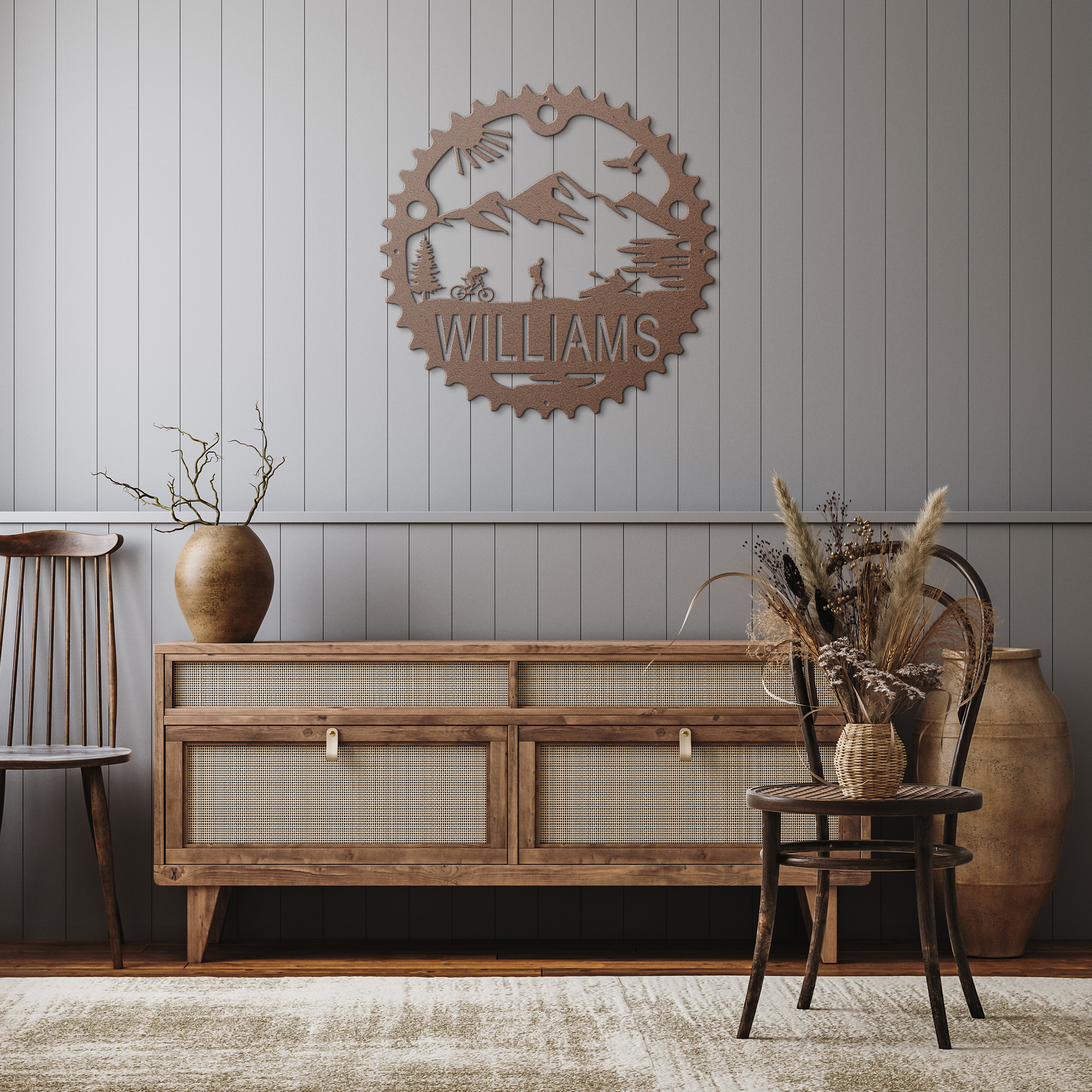 Personalized_Adventure_Racing_Chain_Ring_Copper_Rustic_Hallway_Mockup.png