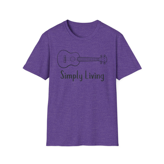 Simply Living Guitar T-shirt, Guitar Tee, Guitar Player Gift, Guitar Lover Gift, Festival T-shirt