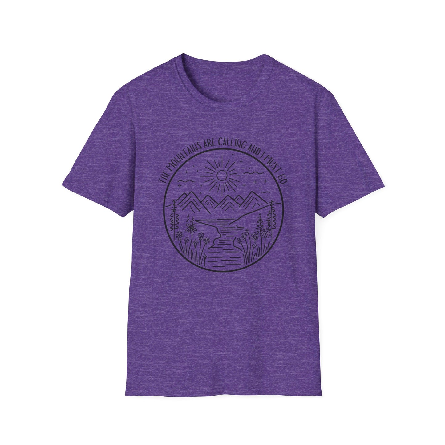 The Mountains Are Calling and I Must Go Shirt, Hiking Shirt, Mountain Shirt, Mountains Shirt, Camping Shirt, Nature Shirt, T-shirt